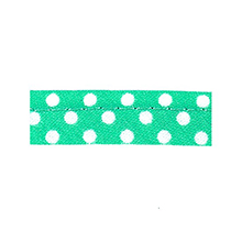 Sewing piping mint green with white dots 10 mm 74851067
